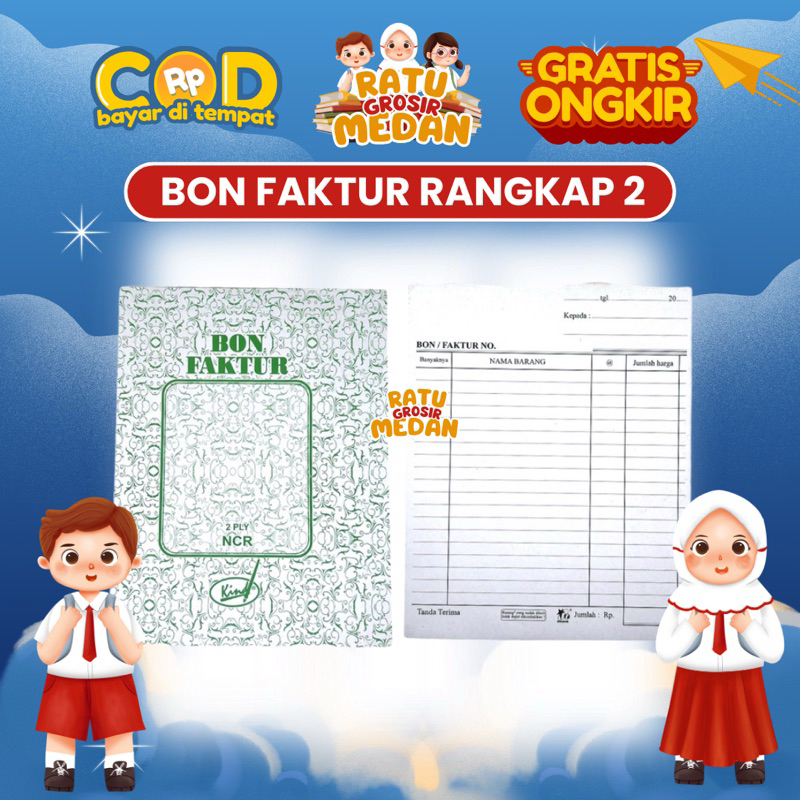 

BON FAKTUR NCR RANGKAP 2 BESAR KUALITAS BAGUS HARGA HANYA⬇️⬇️⬇️