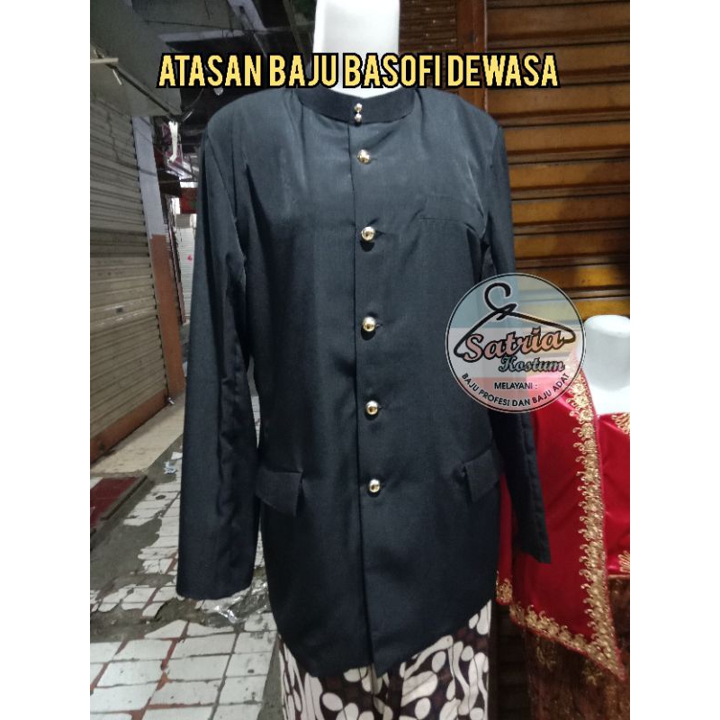 BAJU ATASAN BASOFI DEWASA || BASOFI MALANGAN ||  BAJU ADAT JAWA TIMURAN || BAJU ADAT CAK JAWA TIMURA