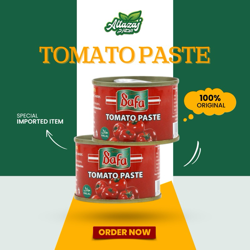 

SAFA TOMATO PASTE 70GR (isi 10pcs)