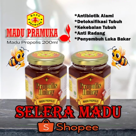 

MADU PROPOLIS MADU PRAMUKA 200 GRAM