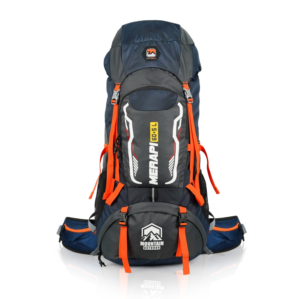 Tas Carrier Tas Gunung Kerir 60+5 Liter Zarventure Merapi Original