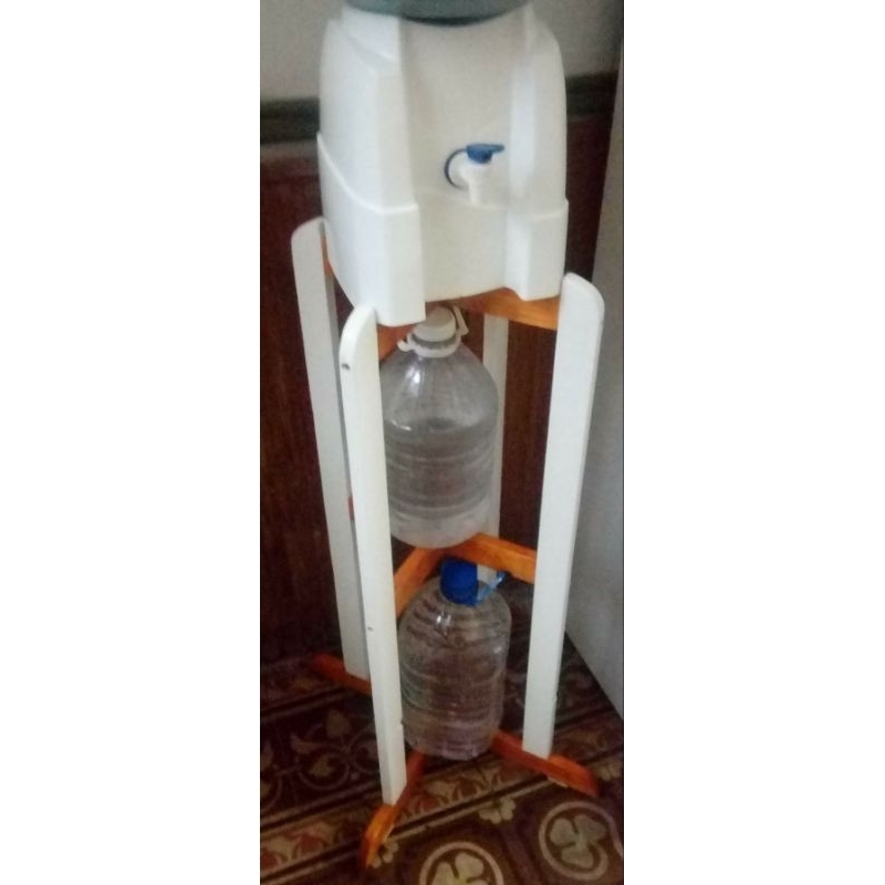 Rak Galon Susun Kayu Minimalis Rak Dispenser Susun