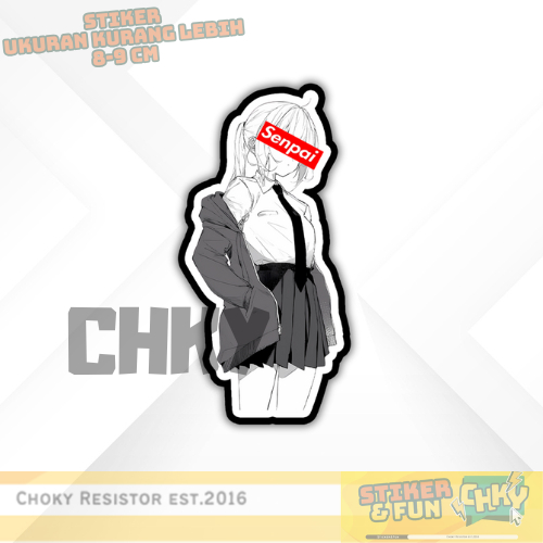 

Stiker Sticker Vinyl Laminasi Glosy CUTE JAPANESE GIRL SENPAI Vol 5