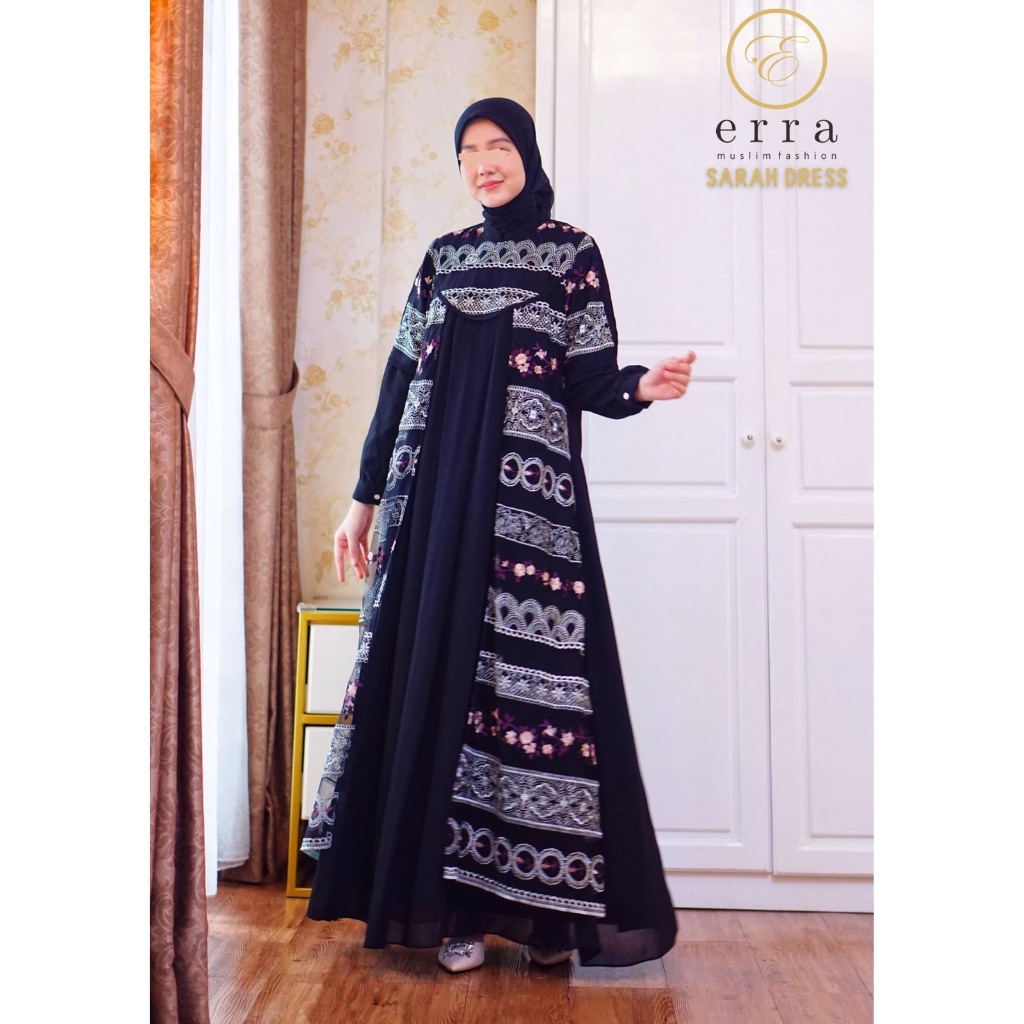 Erra Dress - Gamis Premium by Erra / Era Gamis / Gamis Premium dari Erra Dress / Gamis Simpel Mewah