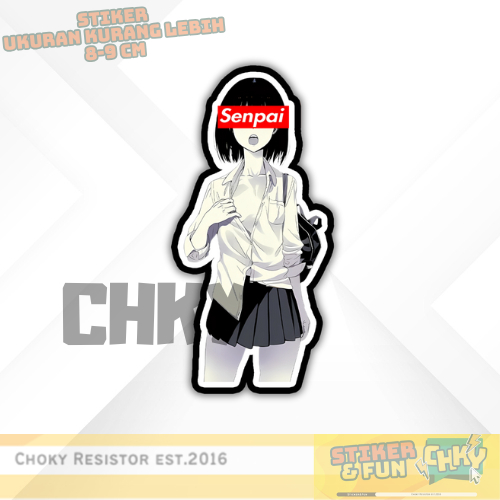 

Stiker Sticker Vinyl Laminasi Glosy CUTE JAPANESE GIRL SENPAI Vol 29