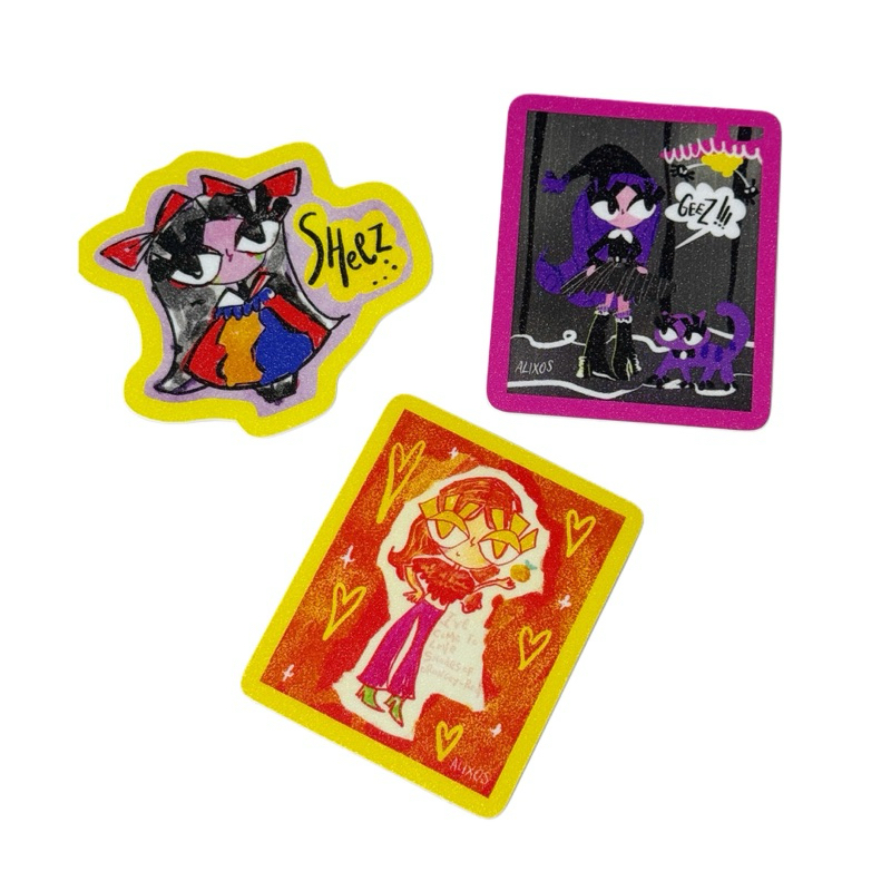 

Diecut Glitter Stickers - The Vibrant Ones by Alixos