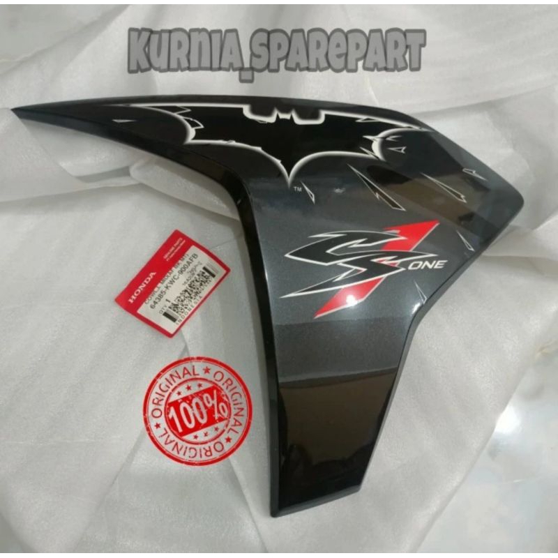 Shroud cover kempol depan KIRI honda CS1 edisi Batman 64385-KWC-900AFB
