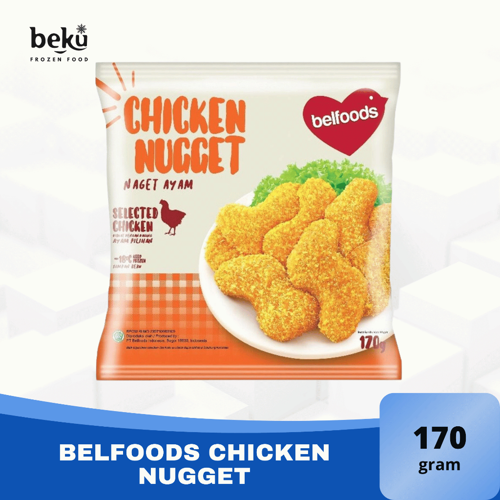 

[SOLO, JATENG] - BELFOODS CHICKEN NUGGET (170 GRAM/250 GRAM)