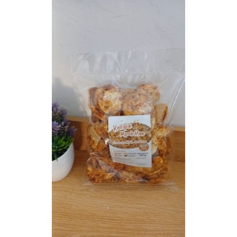 

Keripik Opak pedas manis/pedas asin/manis/original kemasan 250 gr