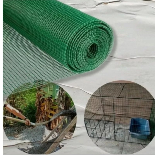 KAWAT LOKET PVC HIJAU 3/4 INCH (ROLL 10 Mtr) | KAWAT PAGAR KANDANG