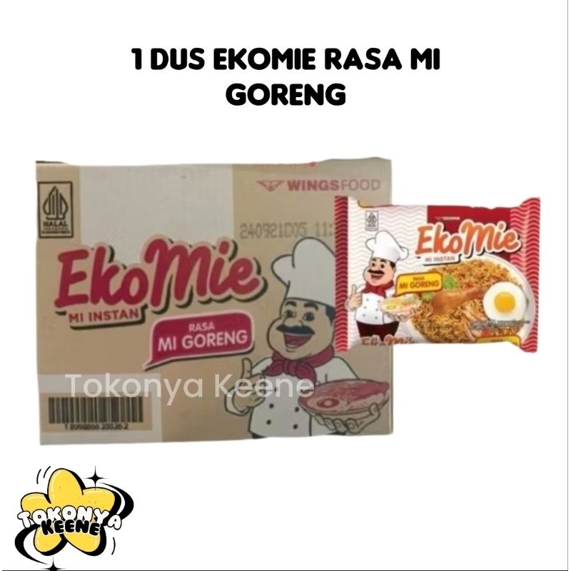 

1 DUS EKO MIE MI INSTAN RASA MI GORENG / Ekomie mi goreng