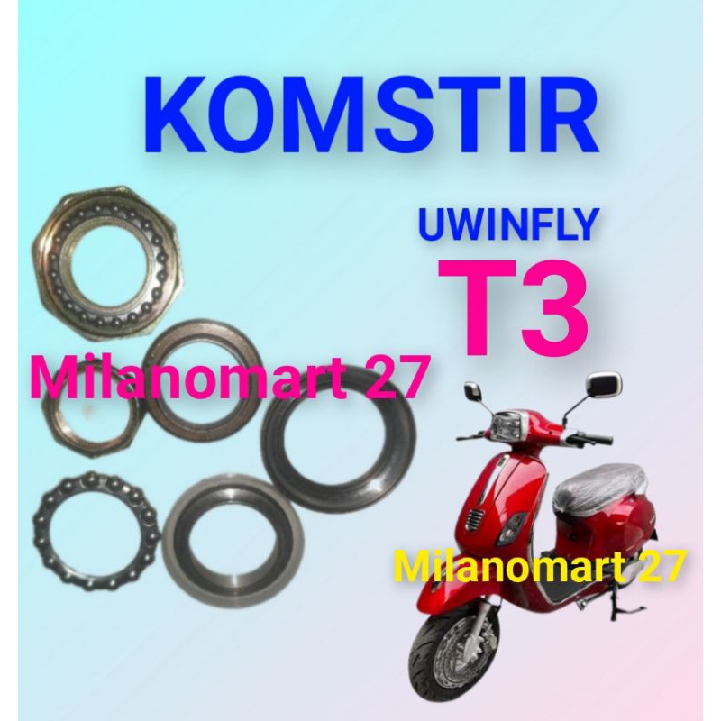 komstir original uwinfly T3 kones headset motor listrik uwinfly t3