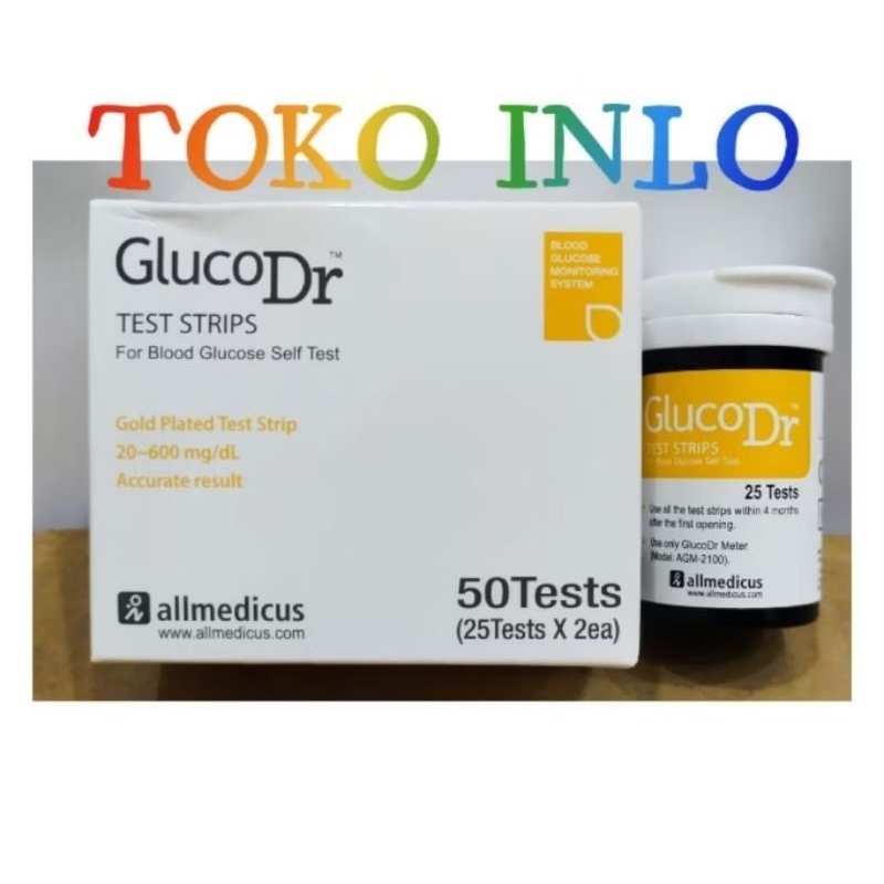 Strip GlucoDr Code 8/Strip Gula Gluco Dr