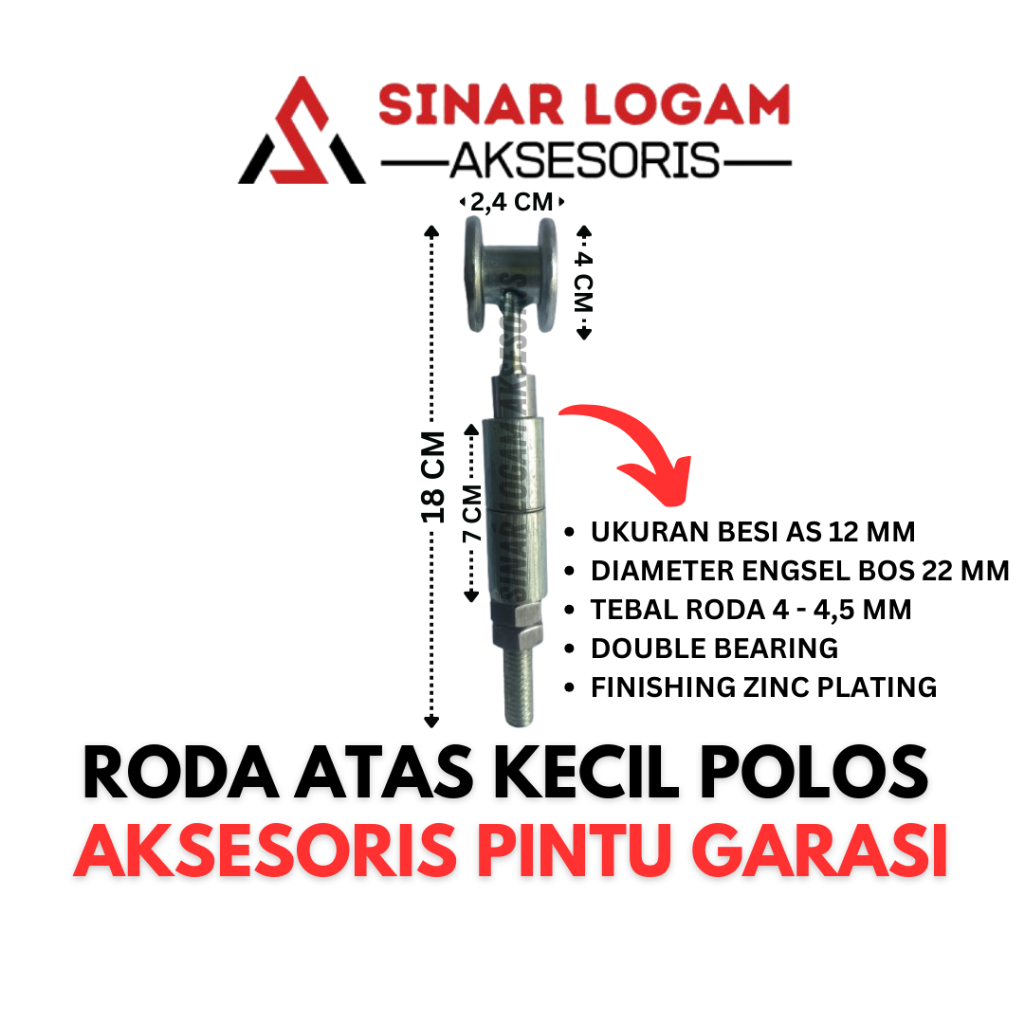 Roda atas pintu gantung pintu lipat kecil engsel polos pintu sliding