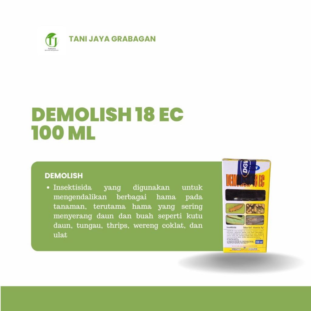 INSEKTISIDA DEMOLISH 100ML + KAOS