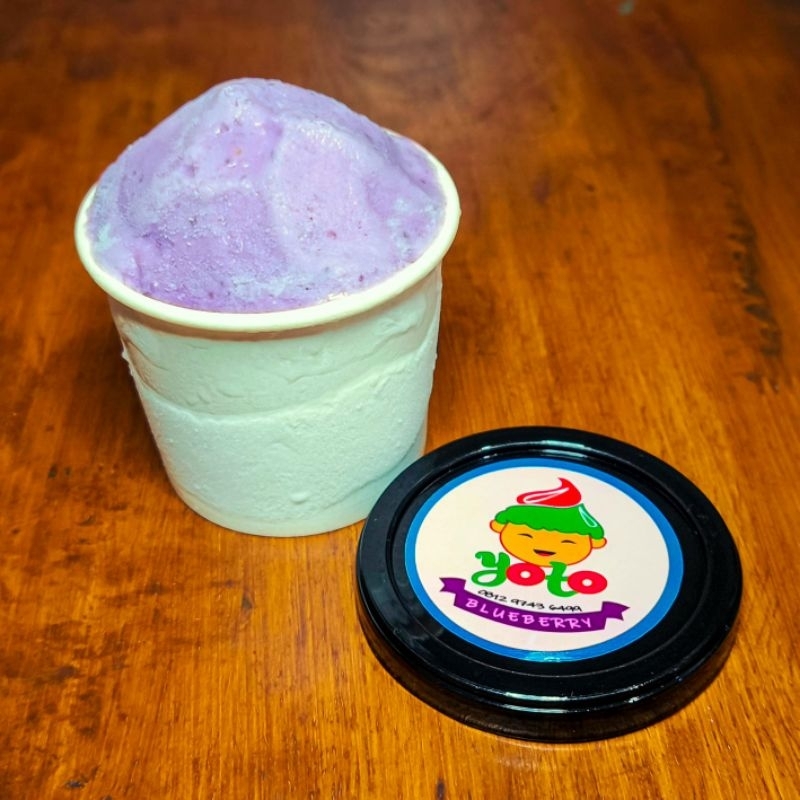 

YOTO Blueberry Frozen Yogurt.