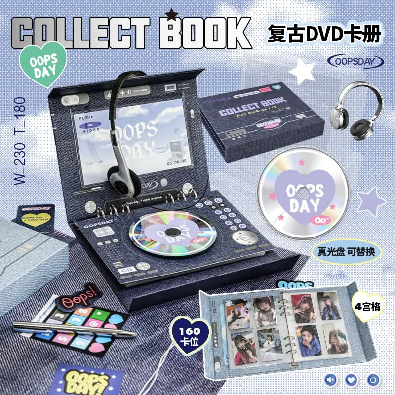 PHOTOCARD ALBUM OOPSDAY SERIES PHOTOBOOK BINDER PINK BLUE DENIM BLACK BUKU ALBUM BUKU FOTO