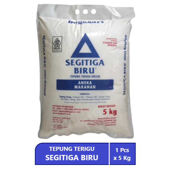 

Tepung Terigu Segitiga Biru 5Kg