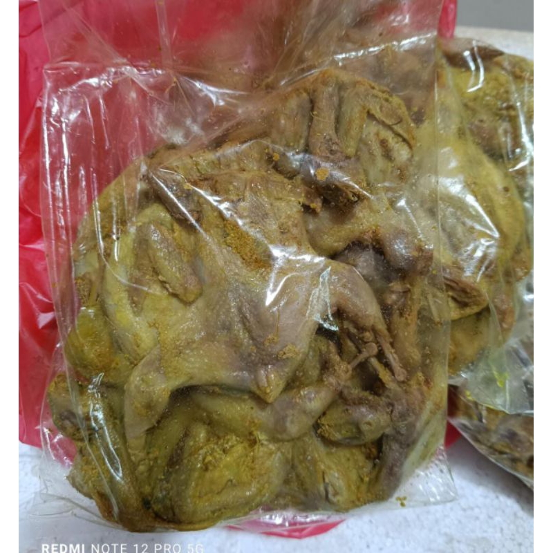 burung puyuh ungkep frozen siap goreng
