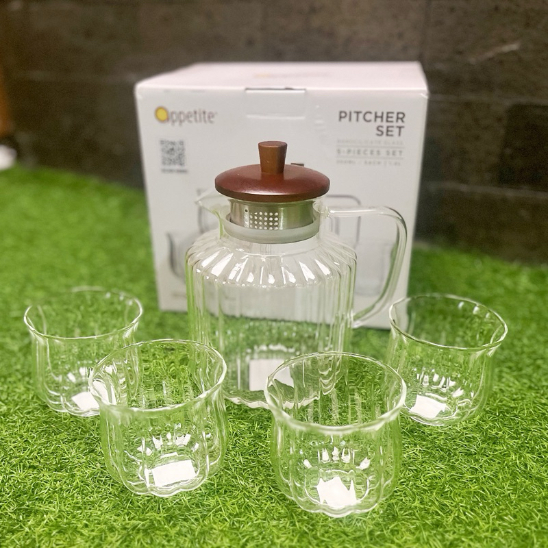 [INFORMA] PITCHER SET 1.6 L (TEKO & GELAS)