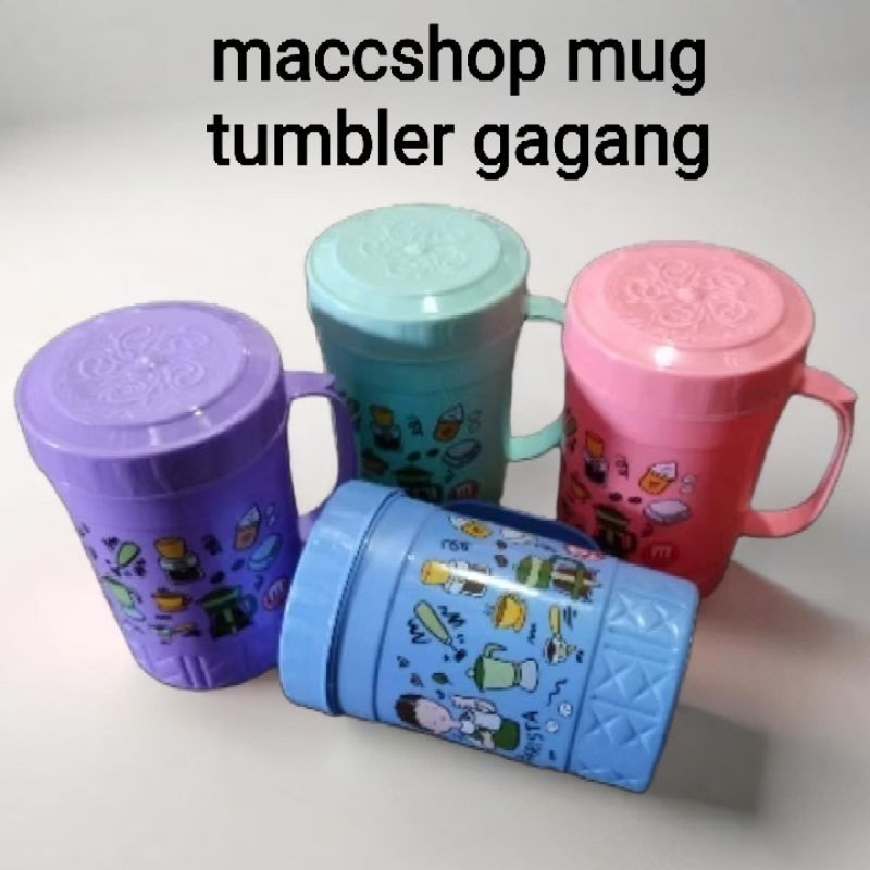 MUG ELIZA - MUG/GELAS TUTUP - MUG PLASTIK TUTUP