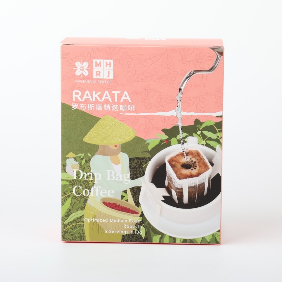 

Maharaja Drip Bag Coffee Rakata Robusta Blend kopi dalam filter tanpa Ampas - 6 pack