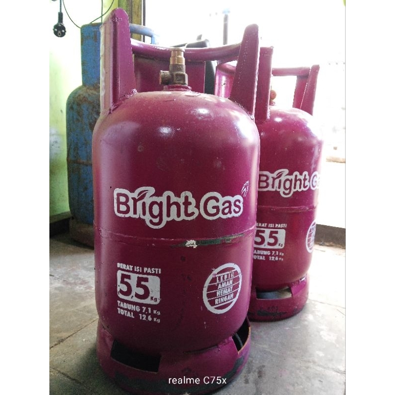 tabung elpiji pink 5,5 kg kosongan / tabung elpiji bright gas 5,5kg KOSONGAN