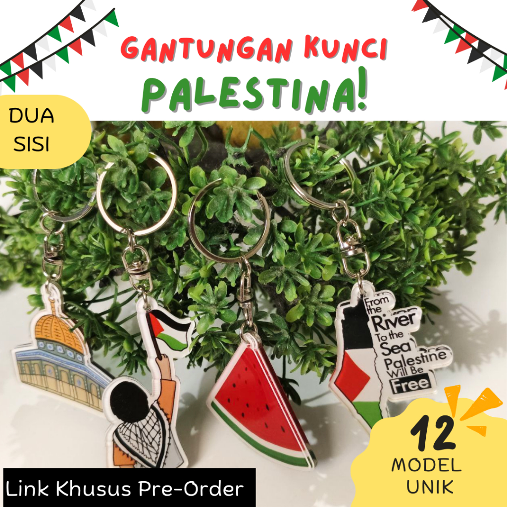Gantungan Kunci seri Palestina/ Aksesoris Palestina (Pre Order)
