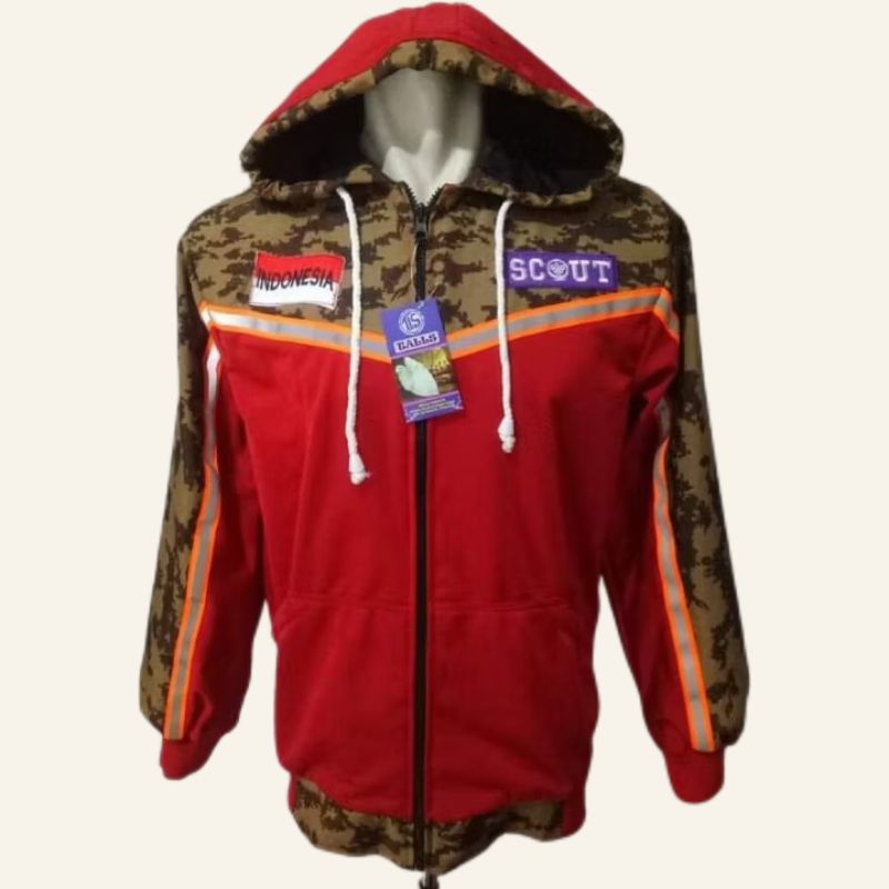 Jaket Loreng Pramuka / Jaket Pramuka Scout / Jaket Pramuka Style / Jaket Pramuka Wanita / Jaket Pram
