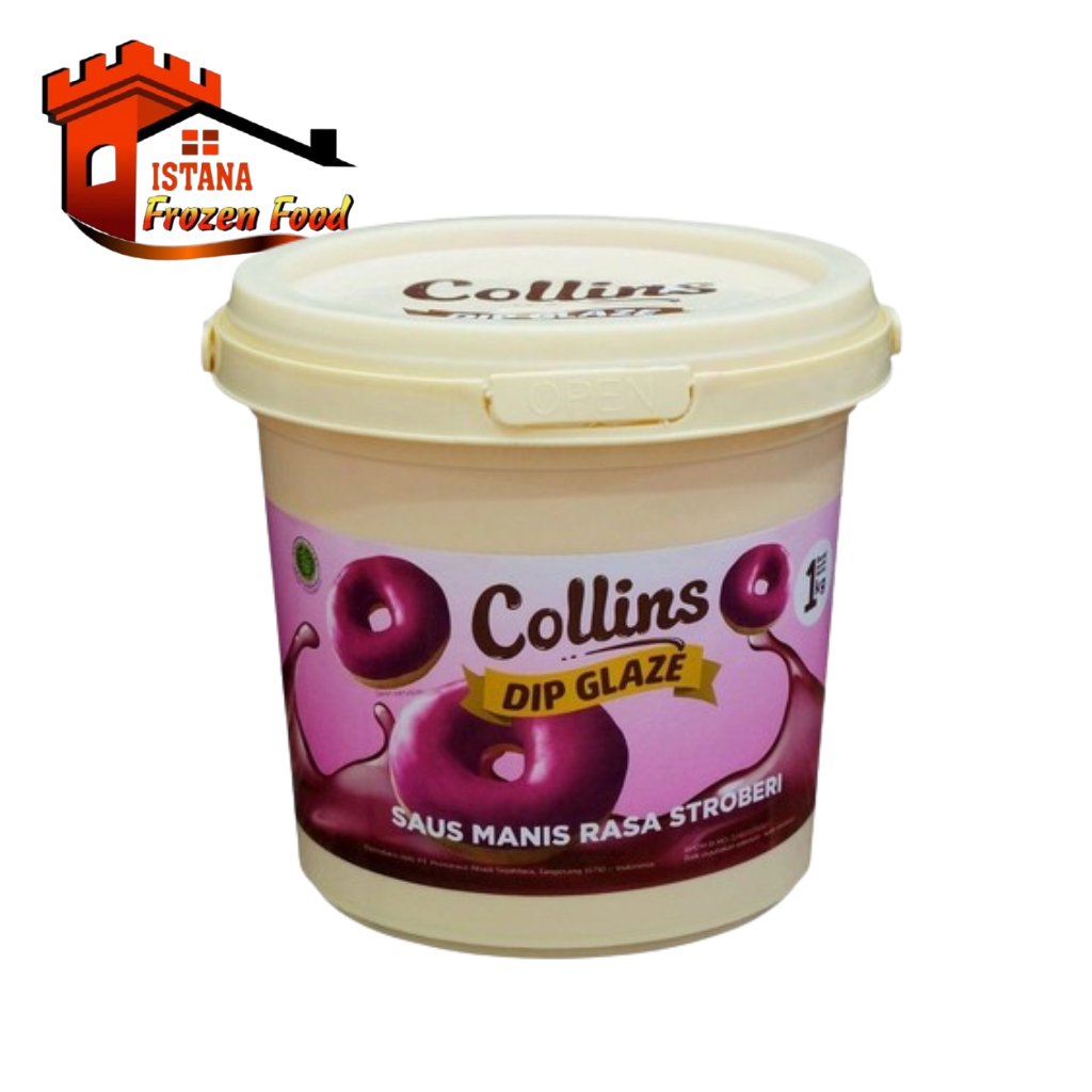

Collins Dipglaze – Saus Manis Rasa Stroberi Segar untuk Topping di Rumah 1kg