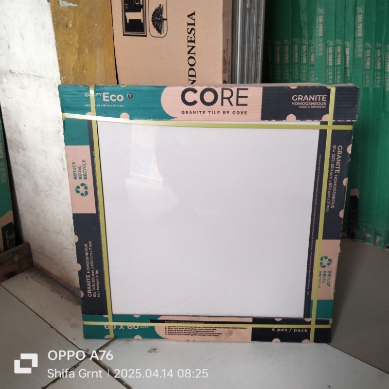 Granit lantai 60x60.Cream polos/Core Granit