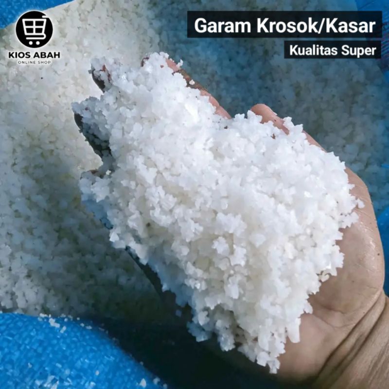 

Garam krosok 1kg / Garam kasar kualitas super