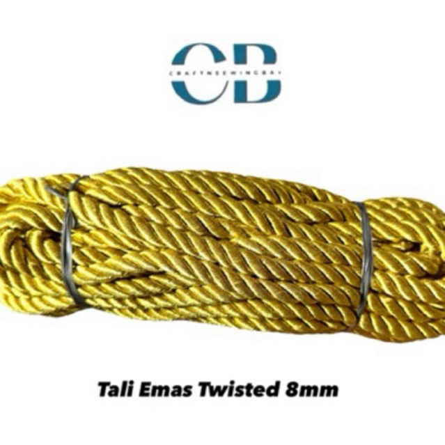 

Tali Twisted Gold Premium per roll 8mm