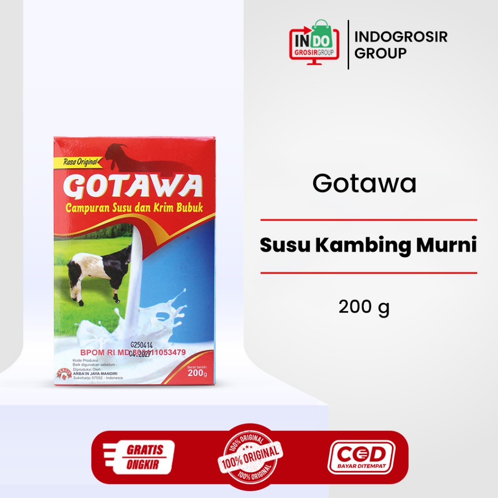 

SUSU KAMBING GOTAWA ETAWA BUBUK – Susu Kambing Murni 100% Untuk Tulang Dan Sendi Sehat
