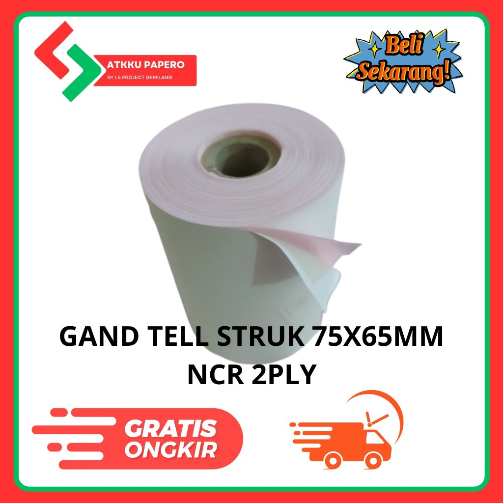 

TELLSTRUCK 75x65mm 2PLY/STRUCK 2PLY/GAND STATIONERY