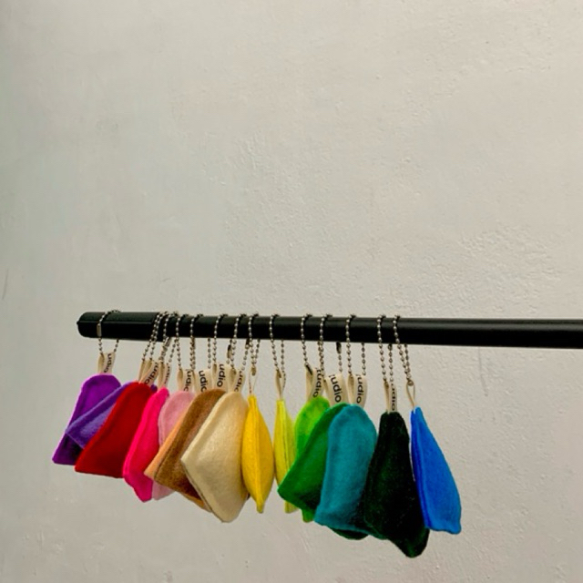 handmade bag charm / heart bag charm / souvenir bag charm / aesthetic bag charm