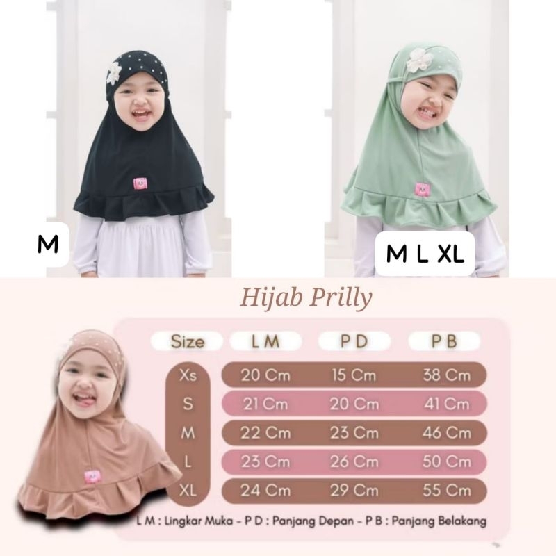 Hijab Prilly Terbuat dari kain jersey stella premium