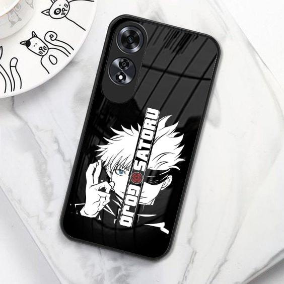 (B06) Softcase Glass Kaca OPPO A60 - CASE HP TERBARU - Case Hp OPPO A60 Terbaru Anti Air TPU