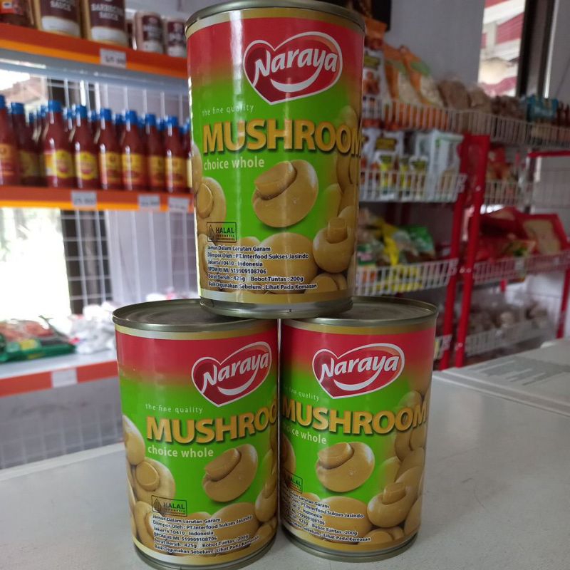 

Naraya Mushroom Kaleng 425g