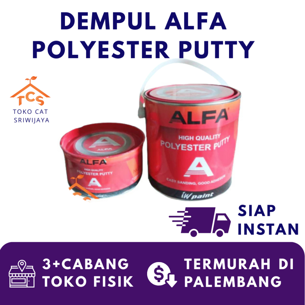 DEMPUL ALFA POLYESTER PUTTY