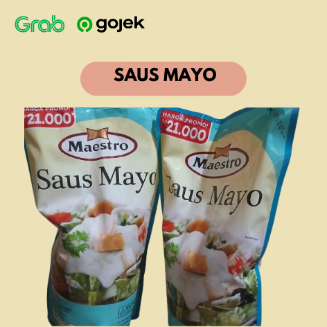 

Mayonais Maestro Saus Mayo 1 Kg ( 1 Pcs )