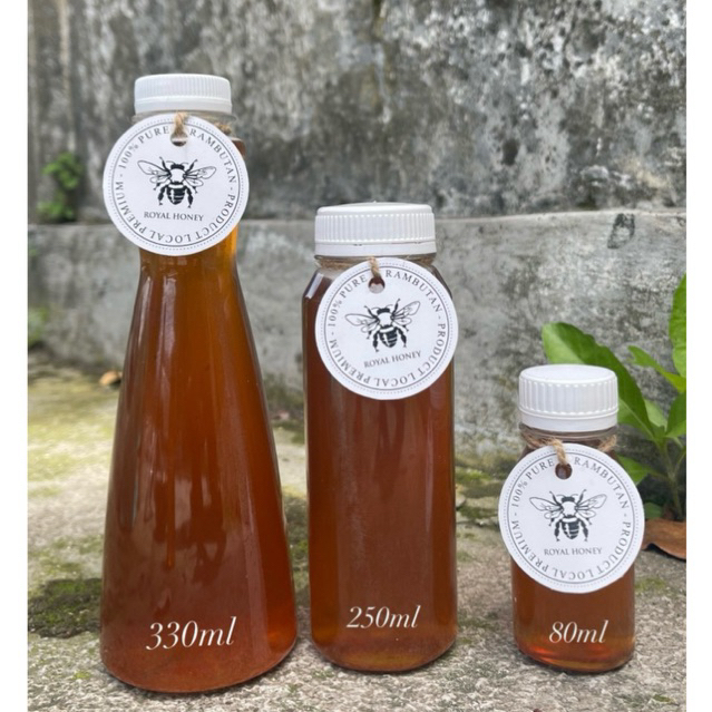 

MADU NEKTAR RAMBUTAN 330ml / MADU MURNI ASLI 100%