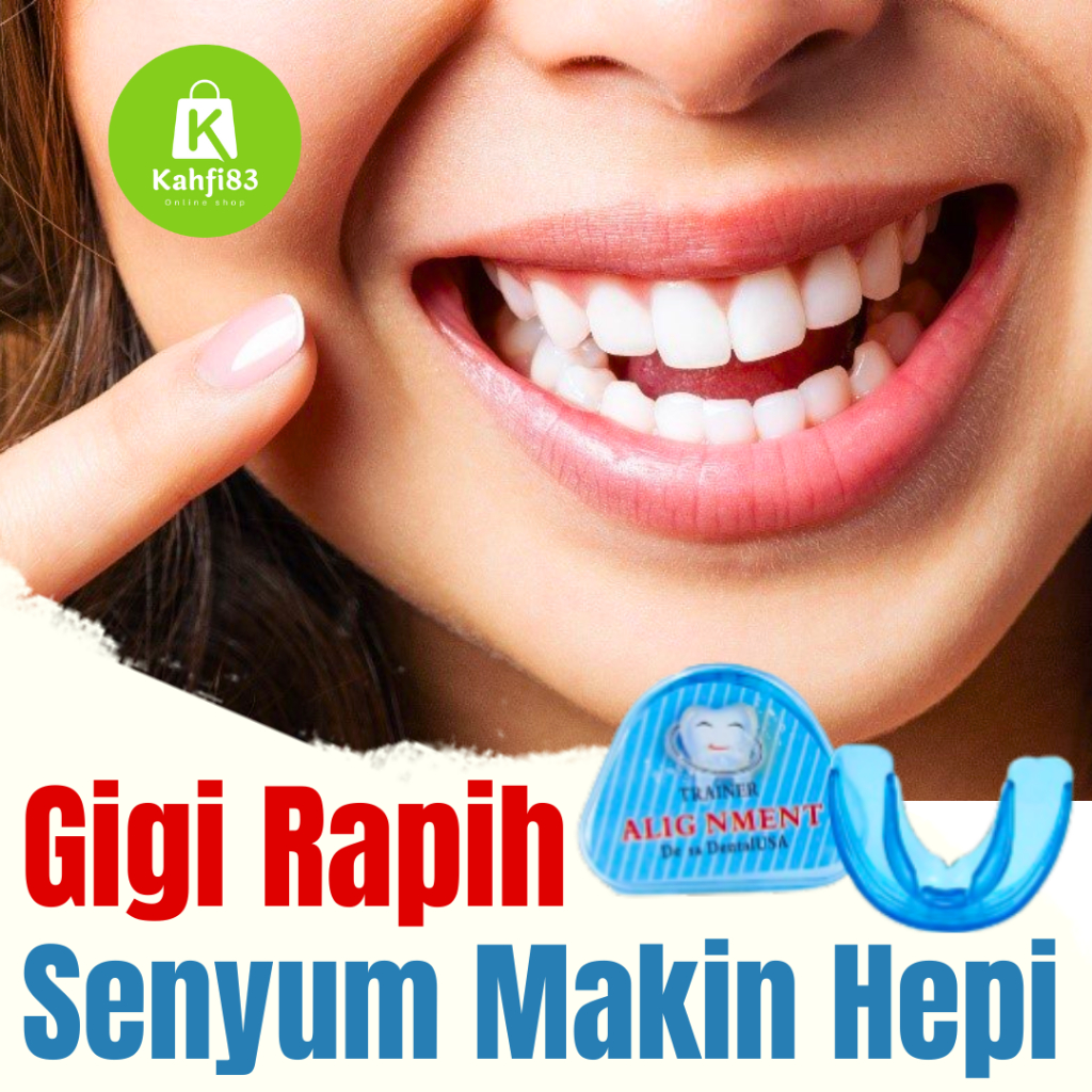 Perata Perapih Gigi Original Asli Pengganti Behel Lepas Pasang Premium Teeth Trainer Alignment