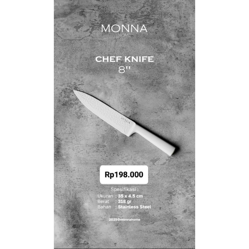 Chef Knife Monna Bakeware/Knife