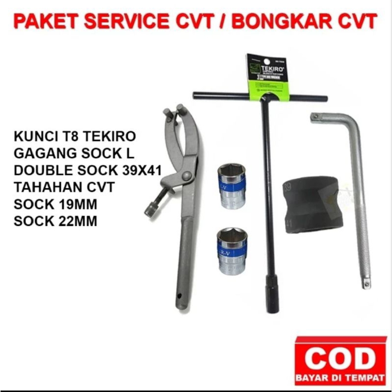 PAKET SEVICE CVT MATIC BONGKAR CVT / KUNCI SERVICE CVT LENGKAP
