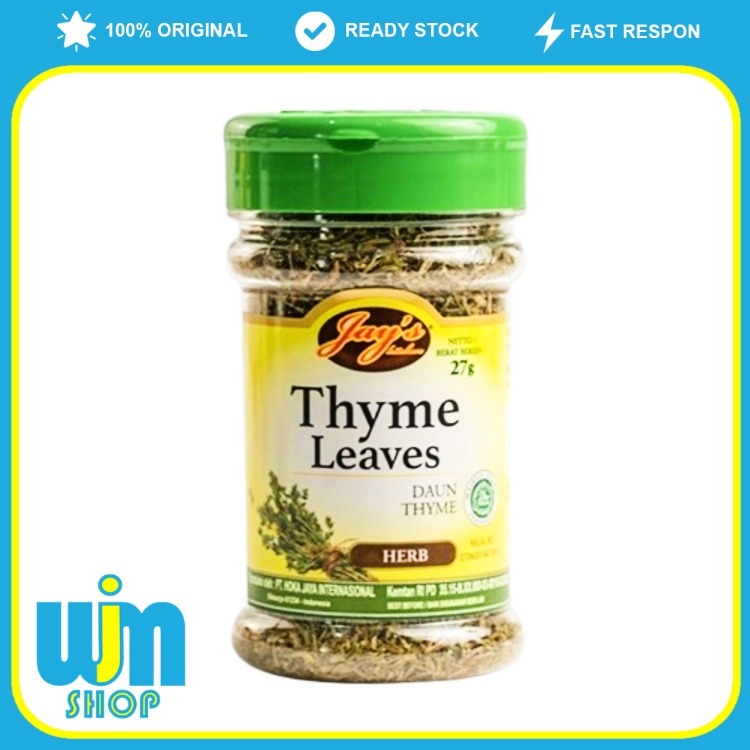 

Jay’s Thyme Kering 27gr | Rempah Western Premium Aromatik