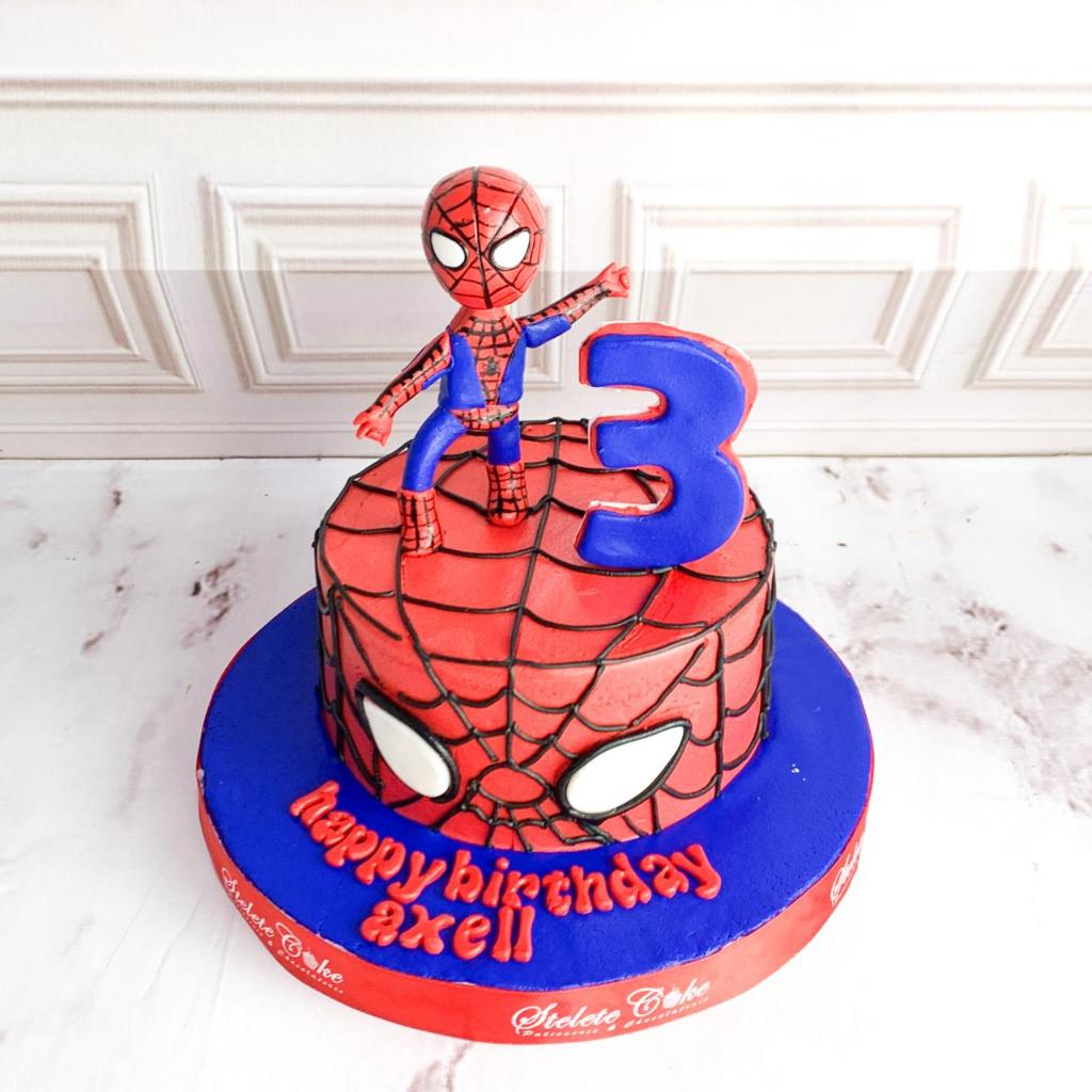 

Kue Ulang tahun/Birthday Cake/Kue Ultah Tema Spiderman/Spiderman Cake/Kue Birthday jakarta