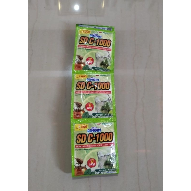 

SEGAR DINGIN JERUK NIPIS - PAKET 6 SACHET