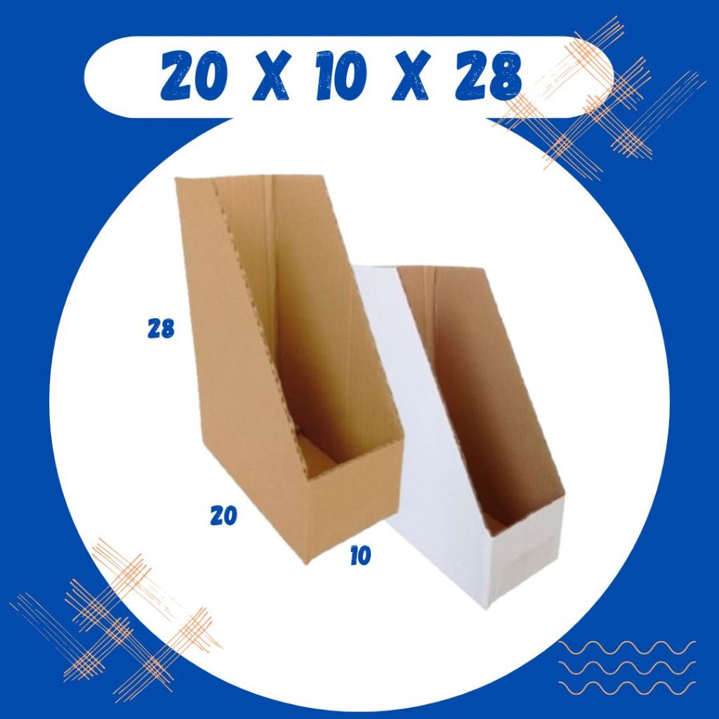 

Bok Rak Kecil 20x10x28 Box File Kardus Packing Kotak Kemasan Karton File Dokumen