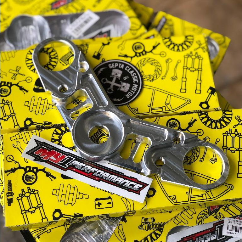 Adaptor Stang Stir JRS PNP Segitiga Ninja RR ke CB GL100, Plug & Play, Aksesoris Motor